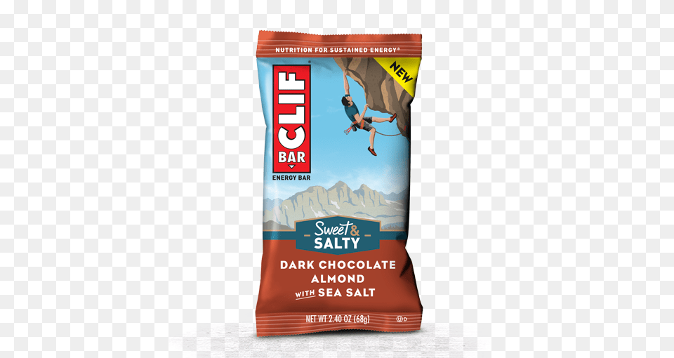 Clif Dark Chocolate Almond With Sea Salt, Boy, Child, Male, Outdoors Free Transparent Png