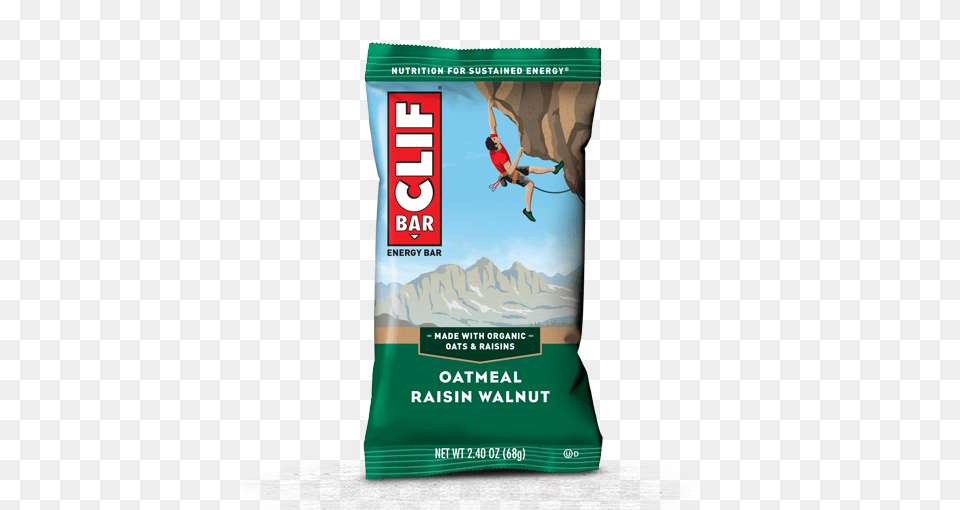 Clif Oatmeal Raisin Walnut, Boy, Child, Male, Person Free Png Download