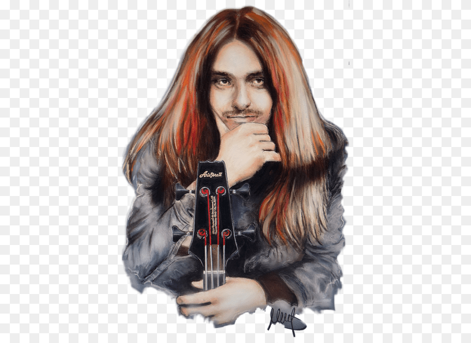 Cliff Burton Cliff Burton Art, Adult, Portrait, Photography, Person Png Image