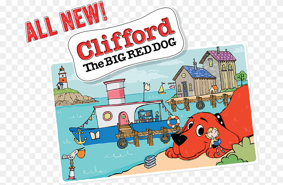 Clifford The Big Red Dog 2019, Book, Comics, Publication, Advertisement Free Png Download