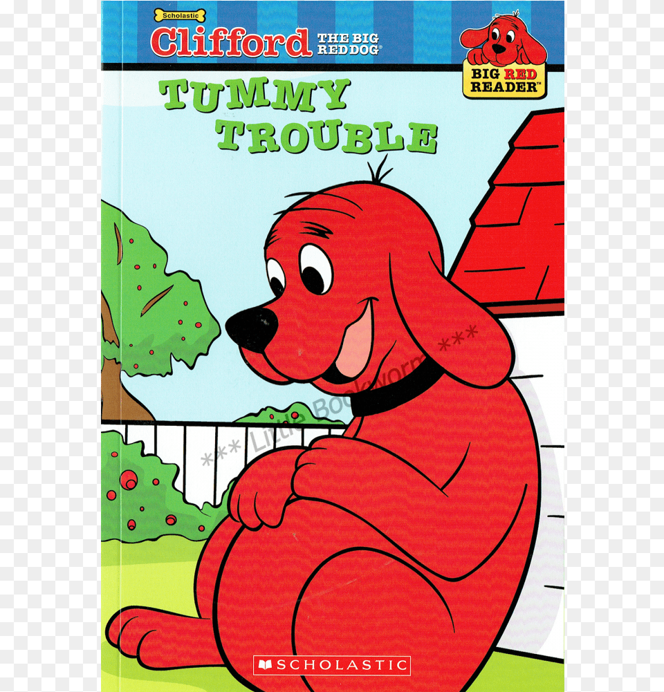 Clifford Tummy Trouble Book, Comics, Publication, Baby, Person Free Transparent Png