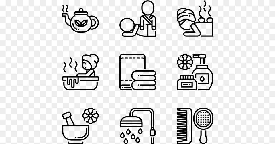 Climate Change Icons, Gray Free Png Download