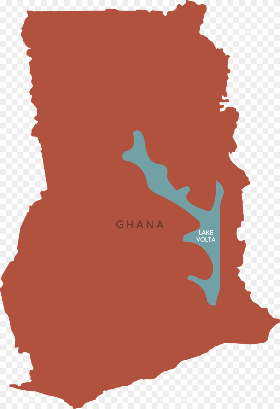 Climate Map Of Ghana Ghana Map Vector, Nature, Chart, Plot, Land Free Png Download