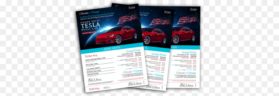 Climate Xchange Tesla Raffle Executive Car, Advertisement, Poster Free Transparent Png