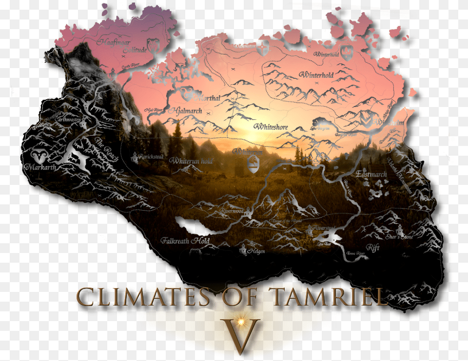 Climates Of Tamriel The Elder Scrolls Skyrim, Outdoors, Nature, Sky, Scenery Png