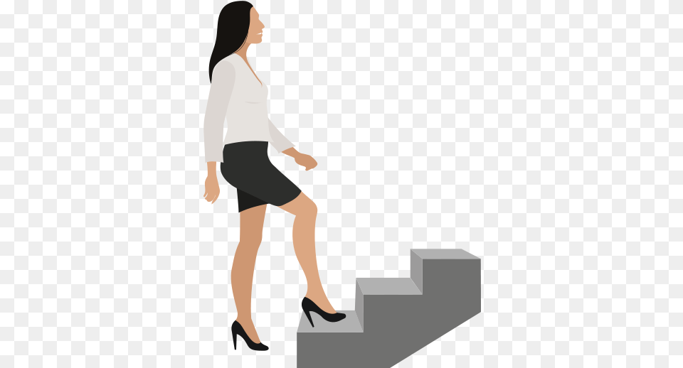 Climbing Stairs Sitting, Staircase, Sleeve, Skirt, Shoe Png