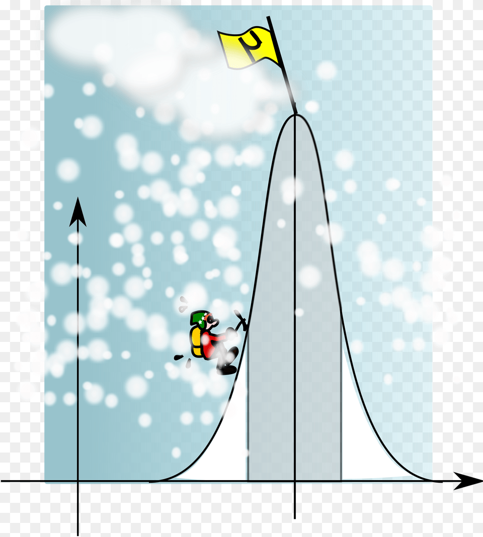 Climbing The Gaussian Mountain Clip Arts Clip Art, Outdoors, Nature, Snow Free Png Download