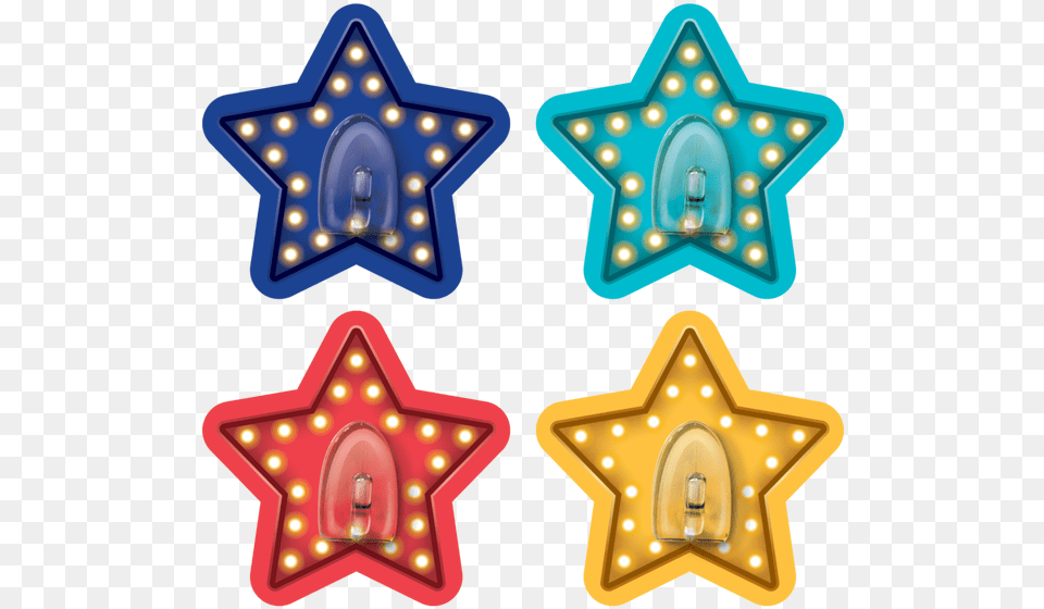 Clingy Thingies Marquee Stars Hooks Marquee Stars, Symbol, Star Symbol Png