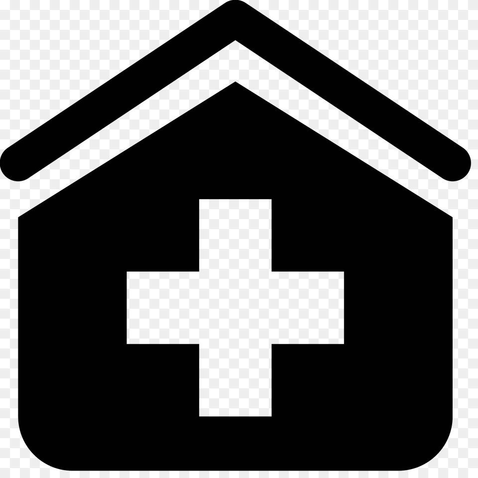 Clinic Icon, Gray Free Png