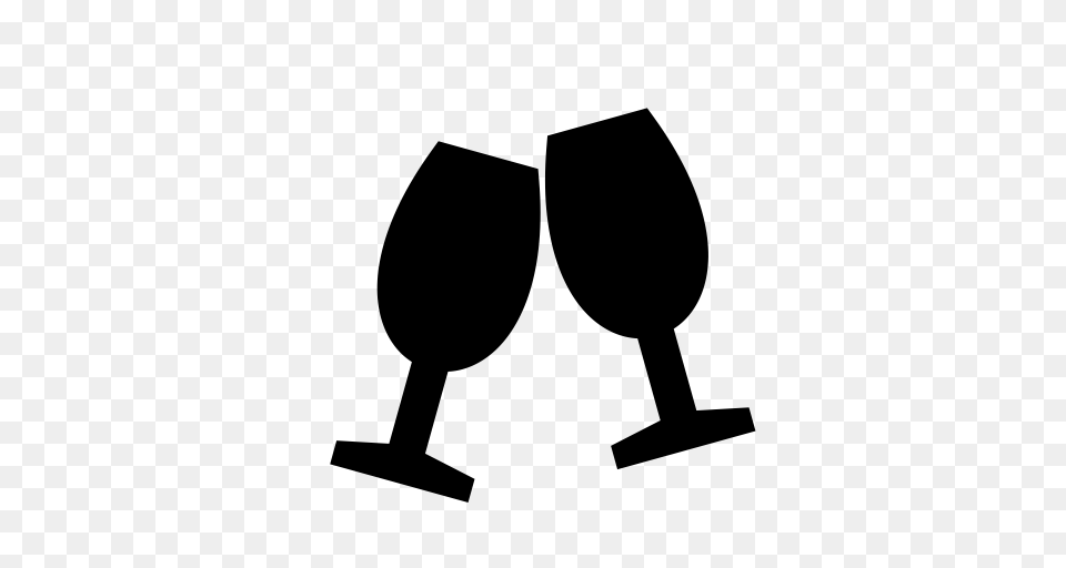 Clink Glasses Glasses Harry Icon And Vector For, Gray Free Transparent Png