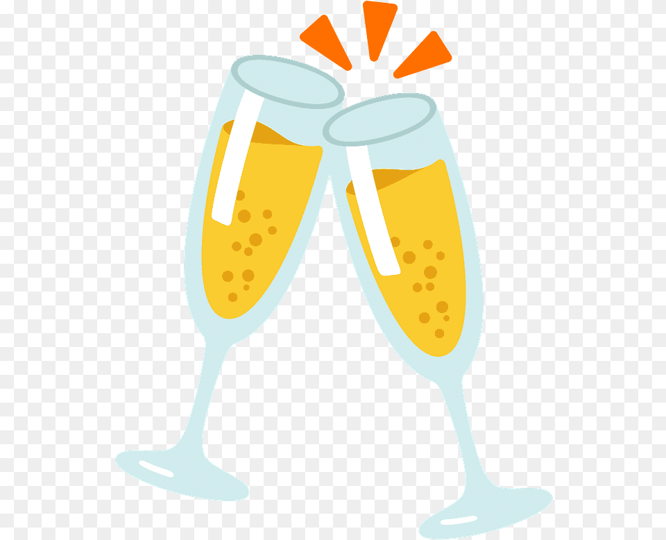 Clinking Glasses Emoji Clipart New Years Clipart Wine, Glass, Alcohol, Beverage, Cocktail Png