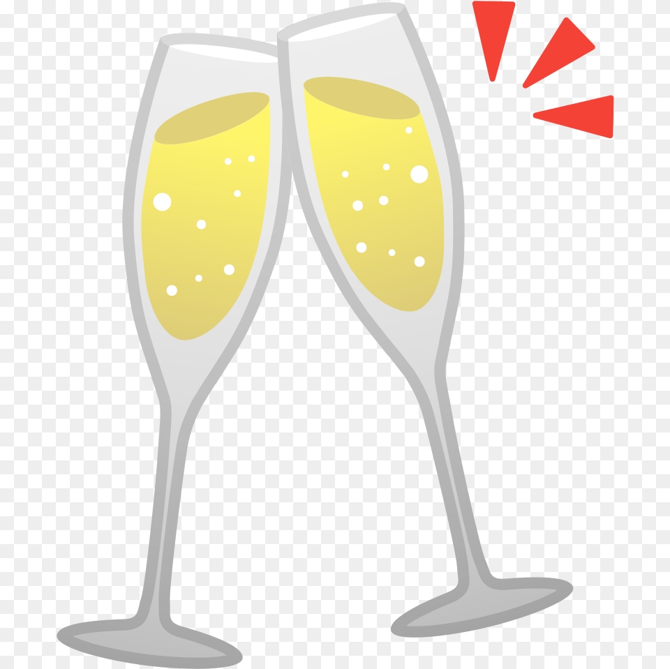 Clinking Glasses Icon Emoji, Alcohol, Beverage, Glass, Liquor Png Image
