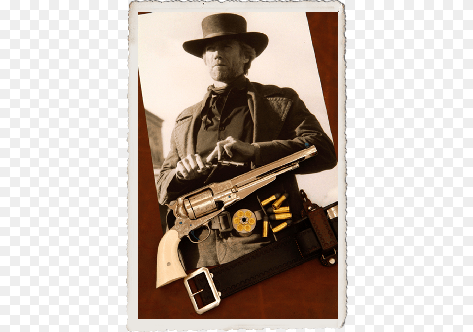 Clint Eastwood As Preacher In Pale Rider Pale Rider, Weapon, Hat, Handgun, Gun Png Image