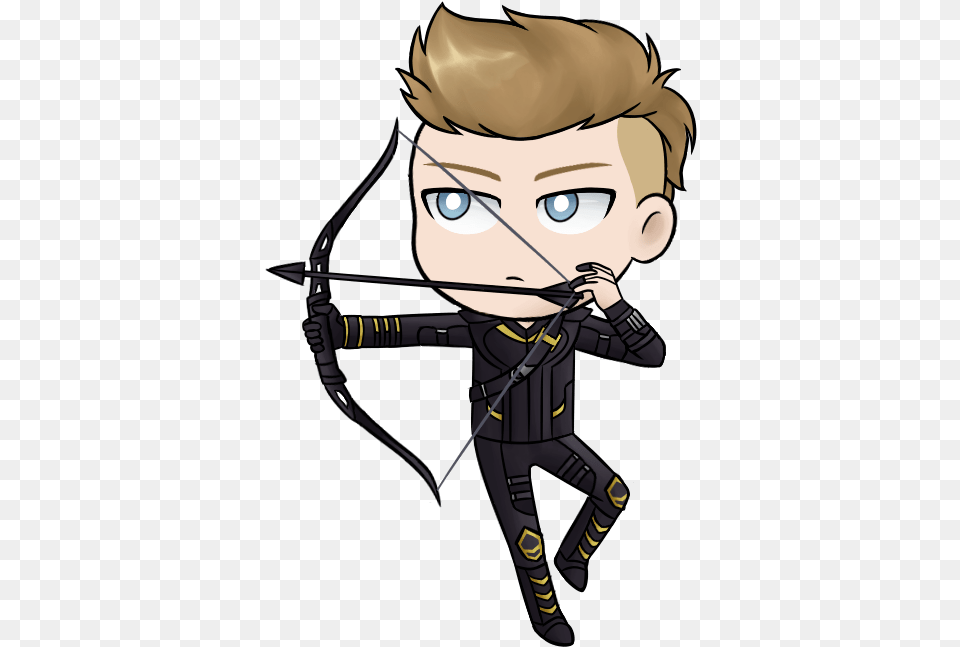 Clintbarton Hashtag Cartoon, Archer, Archery, Bow, Person Free Png Download