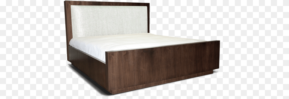 Clinton Bed Upholstered Headboard Wooden Bed With Upholstered Headboard, Furniture Free Transparent Png