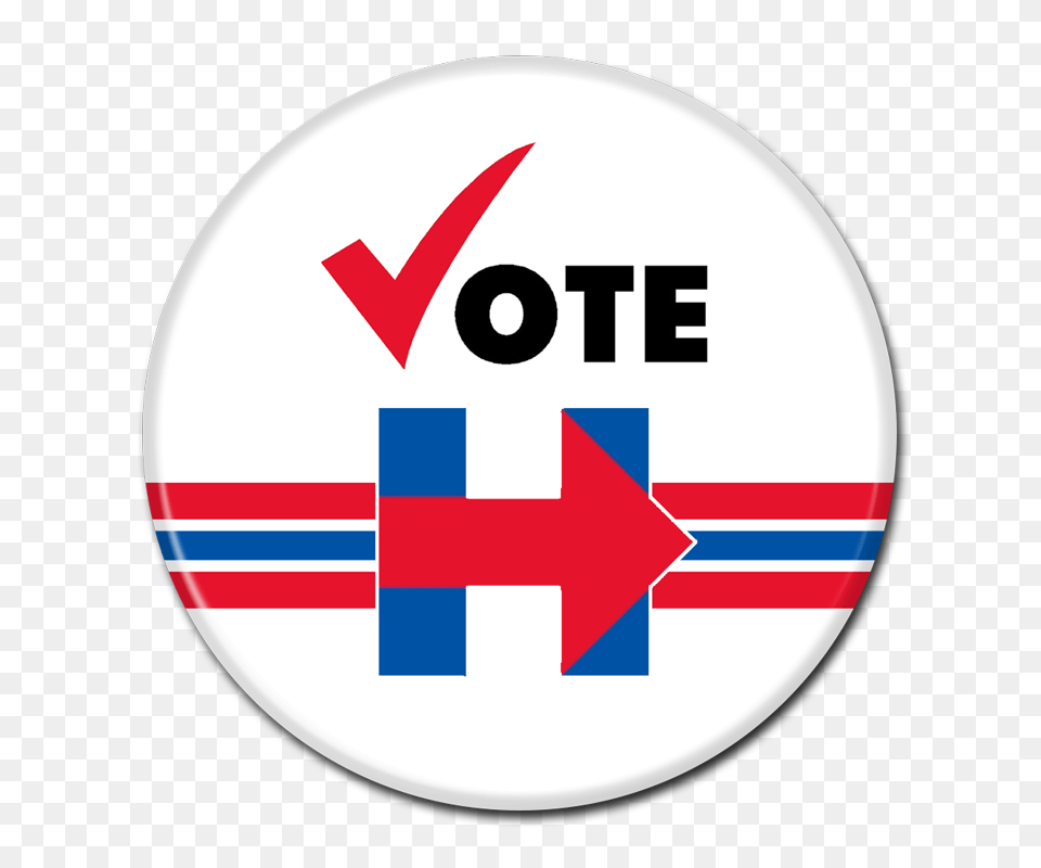 Clinton For President Buttons Hillary Clinton Buttons, Logo, Symbol, First Aid Png Image