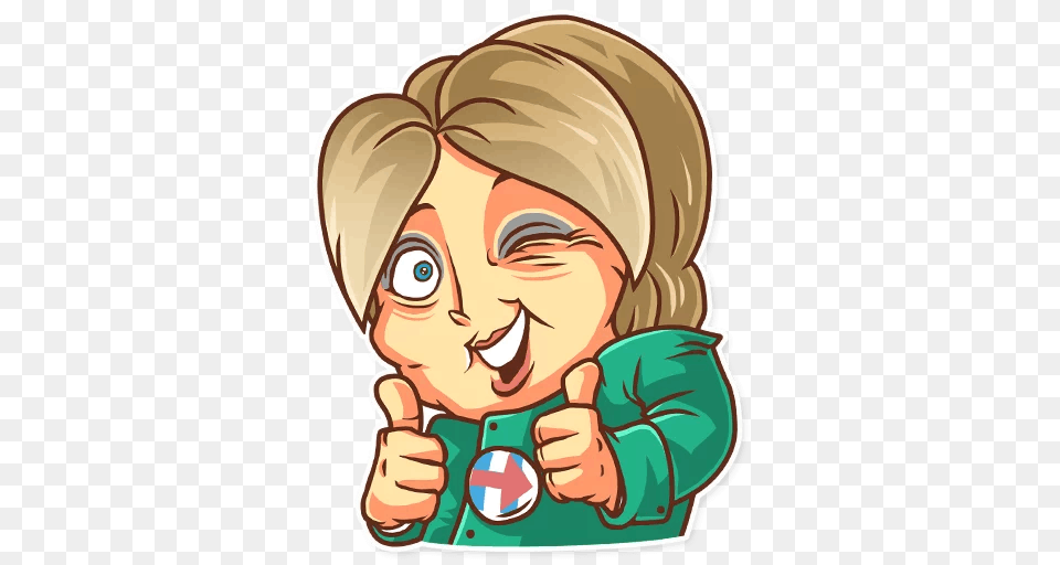 Clinton Vs Stickers Set For Telegram, Body Part, Hand, Person, Finger Free Png Download