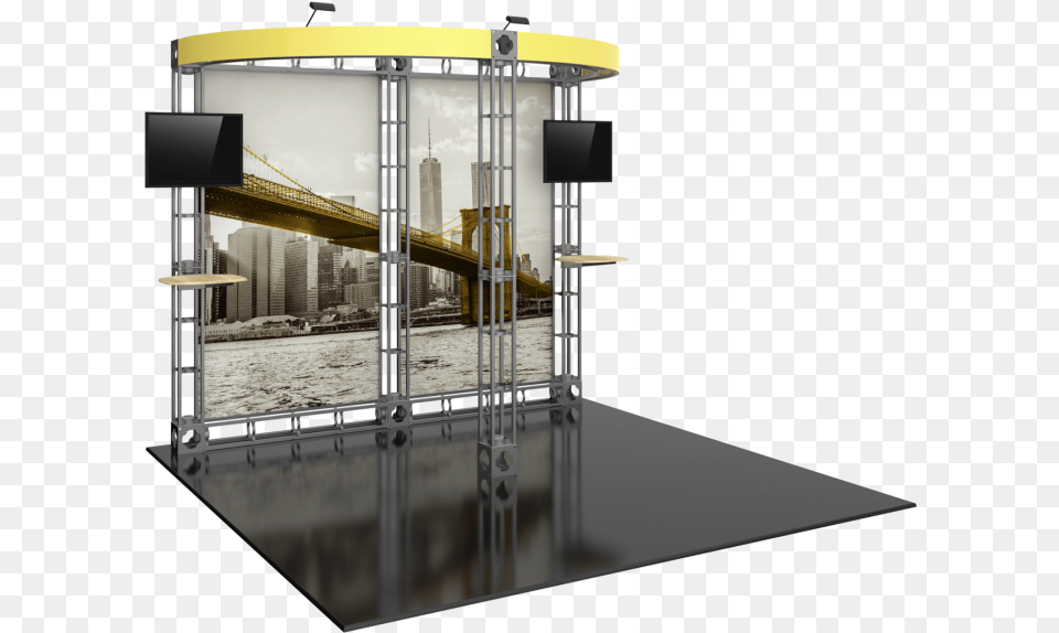 Clio Orbital Express Truss 10ft Modular Exhibit Experience New York City Insight Guides, Electronics, Screen, Arch, Architecture Free Transparent Png