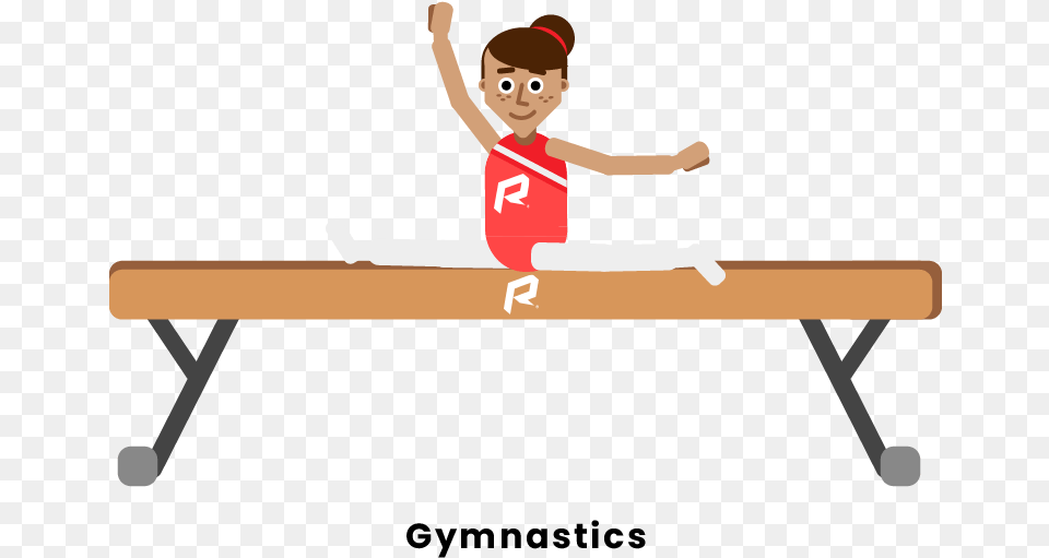 Clip Art, Acrobatic, Gymnastics, Balance Beam, Sport Png Image