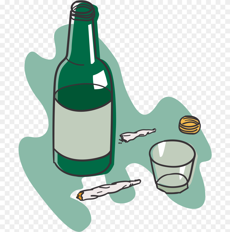 Clip Art, Bottle, Alcohol, Beverage, Liquor Free Png Download