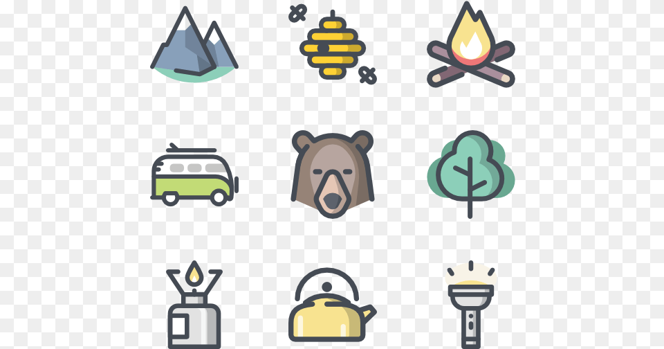 Clip Art, Animal, Bear, Mammal, Wildlife Png Image