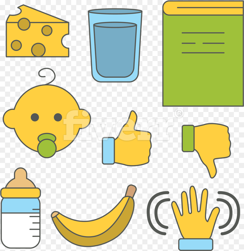 Clip Art, Banana, Food, Fruit, Plant Png Image