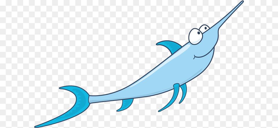 Clip Art, Animal, Sea Life, Fish, Swordfish Png Image