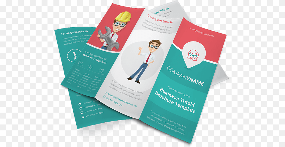 Clip Art 3 Fold Brochure Templates Tri Fold Brochure, Advertisement, Poster, Person, Business Card Png