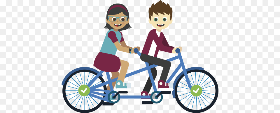 Clip Art, Wheel, Vehicle, Transportation, Tandem Bicycle Free Png