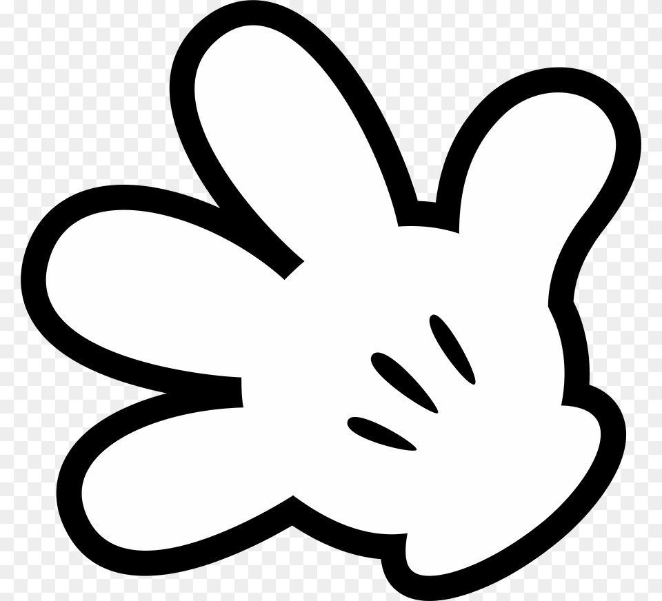 Clip Art, Stencil, Clothing, Glove, Daisy Free Transparent Png