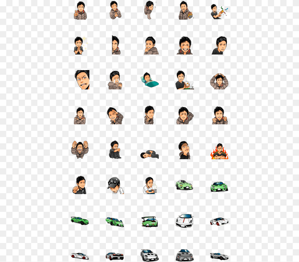Clip Art, Collage, Person, Car, Transportation Free Png Download