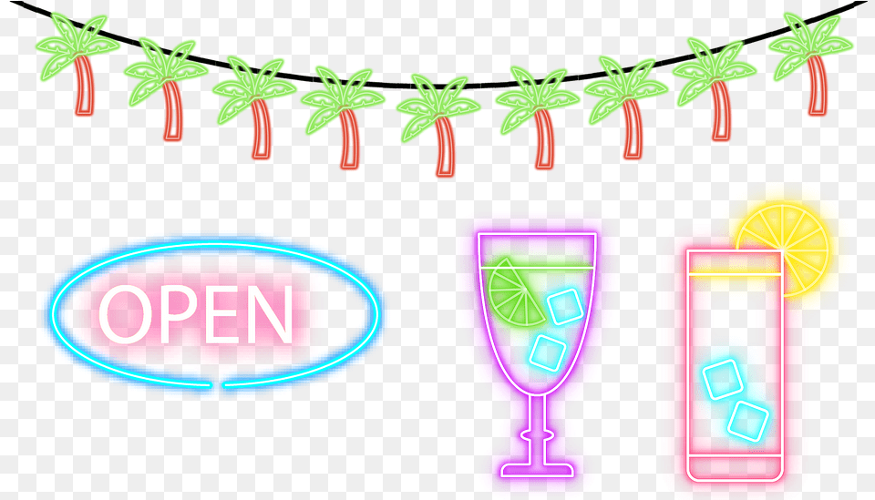 Clip Art, Light, Neon, Food, Sweets Free Transparent Png