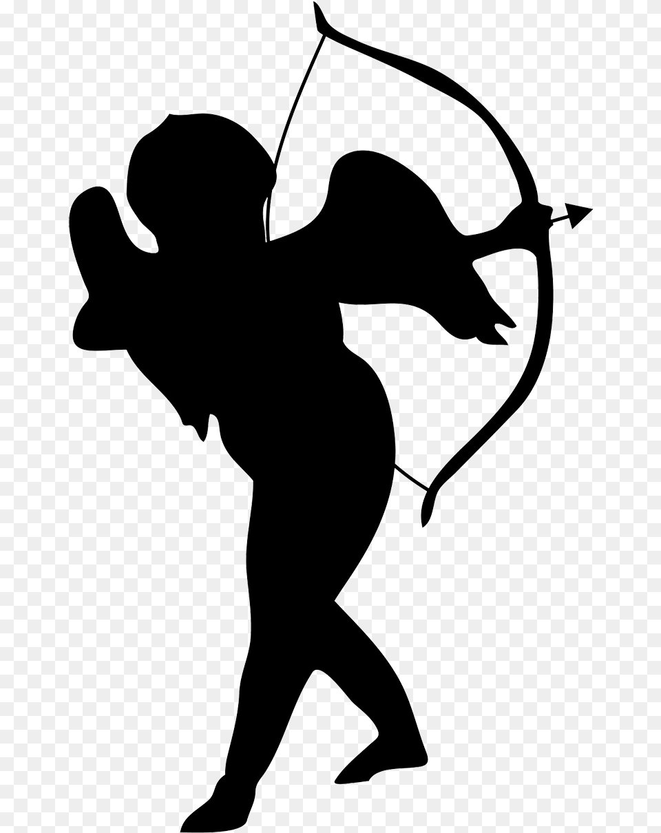 Clip Art, Silhouette, Cupid Png Image