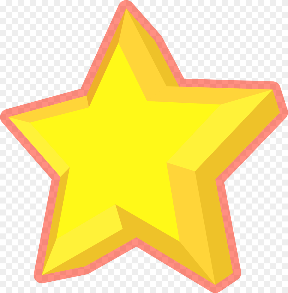 Clip Art 3d Star Illustration, Star Symbol, Symbol, Cross Png