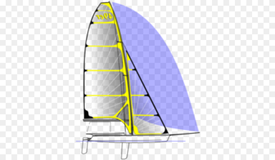 Clip Art 49er Sailboat 49er Sailing Design, Boat, Transportation, Vehicle, Arch Png Image