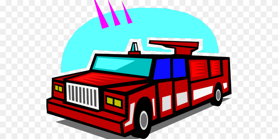 Clip Art, Transportation, Vehicle, Truck, Fire Truck Png Image