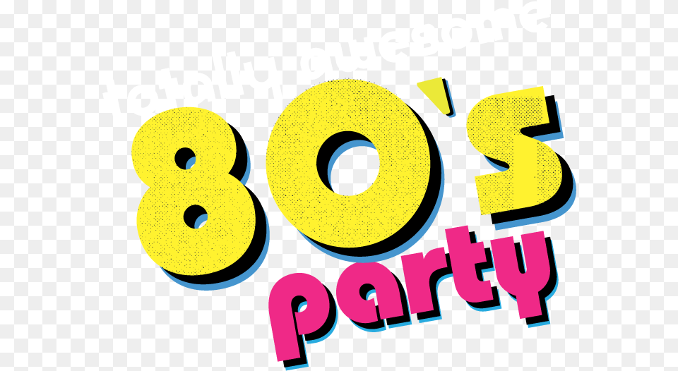 Clip Art 80s Party Background 8039s Party Clip Art, Number, Symbol, Text Png Image