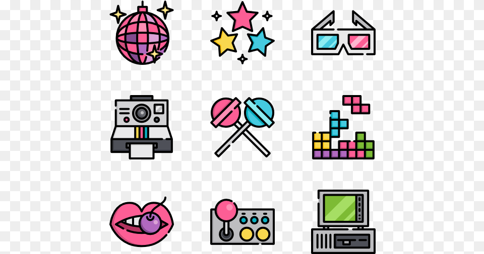 Clip Art 80s Web Design Icons, Scoreboard Free Png Download