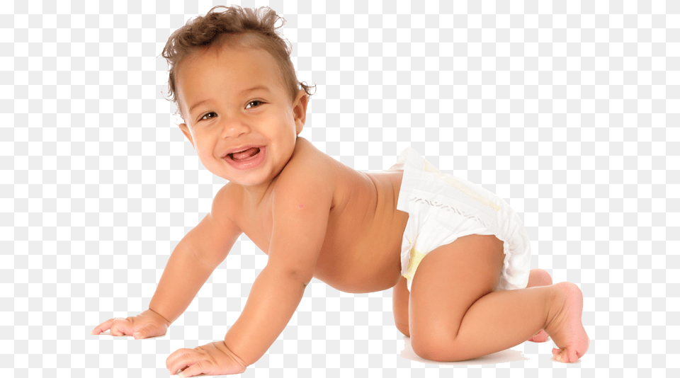 Clip Art African American Newborn Crawling, Baby, Person, Face, Head Png Image