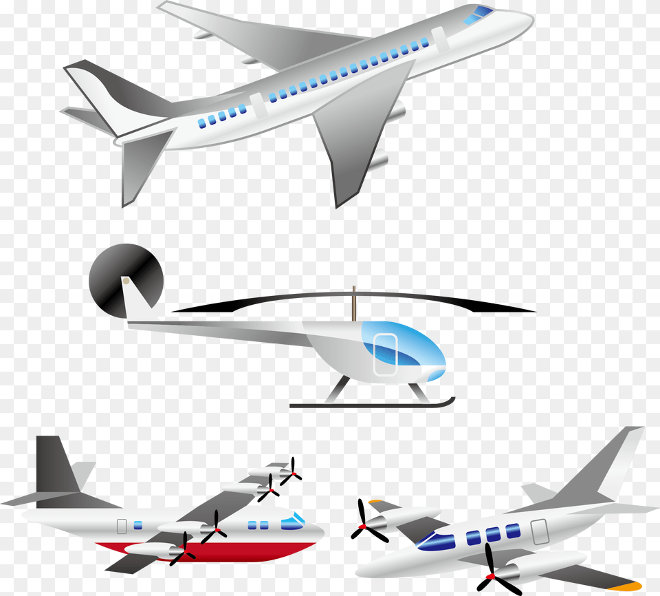 Clip Art Aircraft Helicopter Types Of Aircraft, Airliner, Airplane, Transportation, Vehicle Png