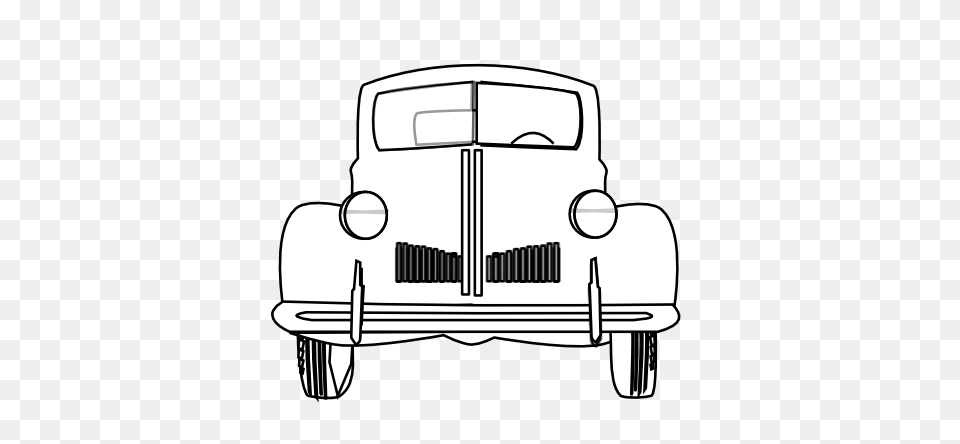 Clip Art Alloy Classic Car Black White, Antique Car, Transportation, Vehicle, Machine Free Png