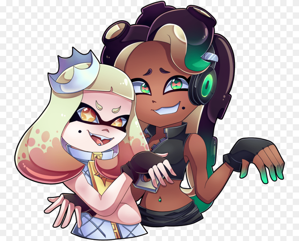 Clip Art And Marina Know Your Splatoon Speedpaint, Book, Comics, Publication, Face Free Png Download