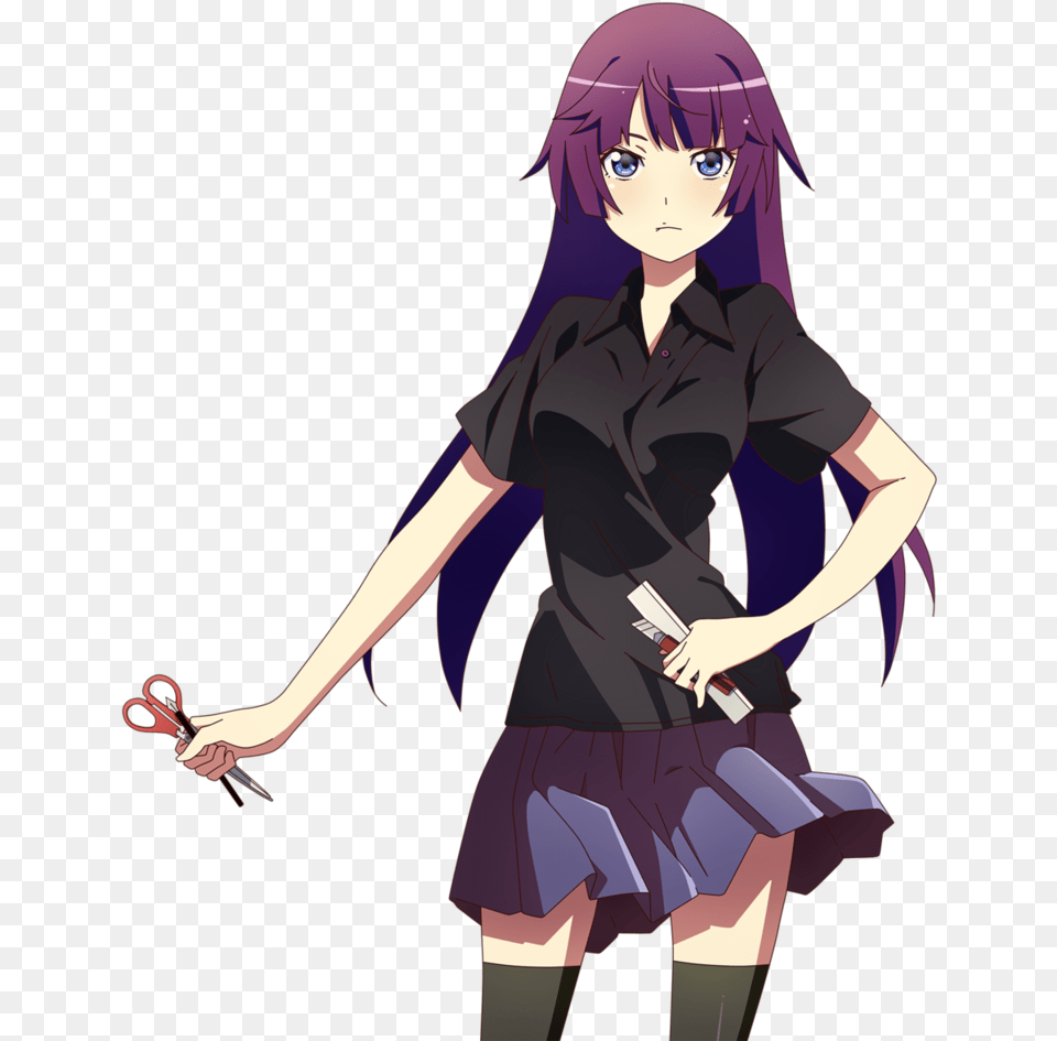 Clip Art Anime Desktop Senjougahara Hitagi, Adult, Publication, Person, Woman Png Image