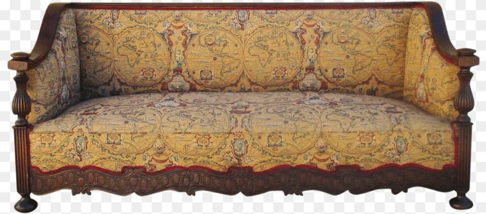 Clip Art Antique Couches Studio Couch, Furniture, Home Decor, Cushion, Chair Png Image