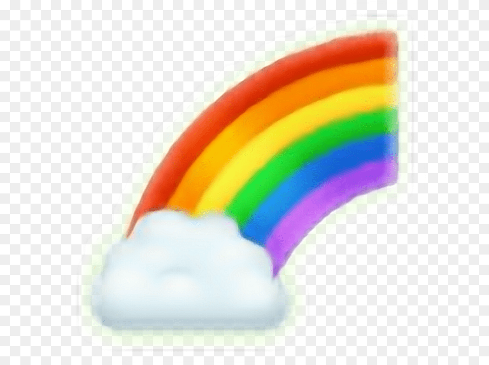 Clip Art Arco Iris De Balo Emojis De Whatsapp Arcoiris, Nature, Outdoors, Sky, Rainbow Free Png Download