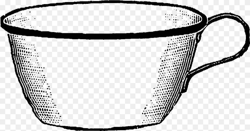 Clip Art Are Of Antique Coffee Mugs, Cup, Beverage, Coffee Cup Free Png