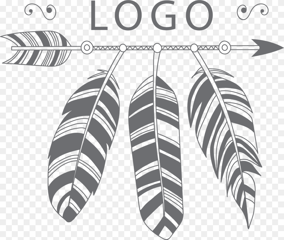 Clip Art Arrows And Feathers Earrings, Leaf, Plant, Vegetation, Outdoors Free Png Download