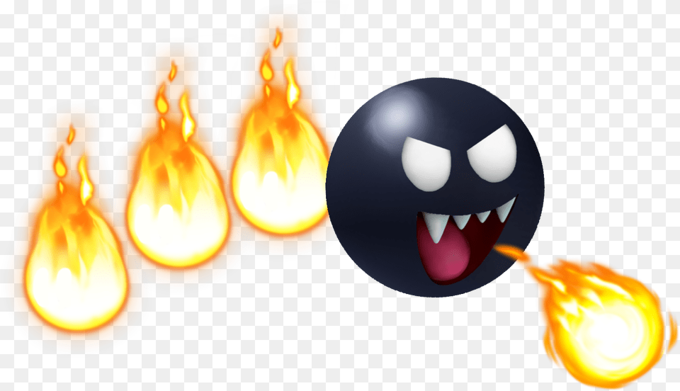 Clip Art Asteroids Clipart Super Mario Fire Chomp, Flame, Light Png
