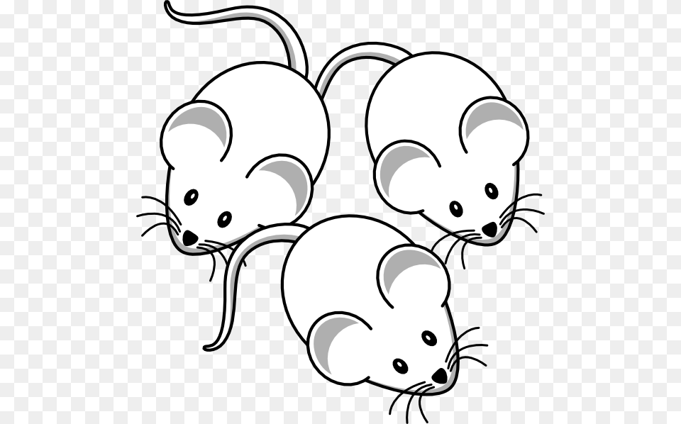 Clip Art At Clker Com Vector 3 Mice Clipart Black And White, Mouse, Computer Hardware, Electronics, Hardware Free Png Download