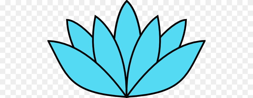 Clip Art At Clker Com Vector Online Blue Lotus Clip Art, Leaf, Plant, Animal, Fish Png